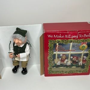 NWT ZIM'S THE ELVES THEMSELVES DUNCANR ELF RESIN DOLL ZIM'S